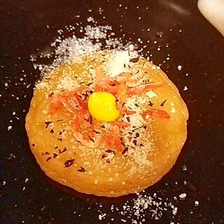 パルメザンと小エビのさつま揚げ